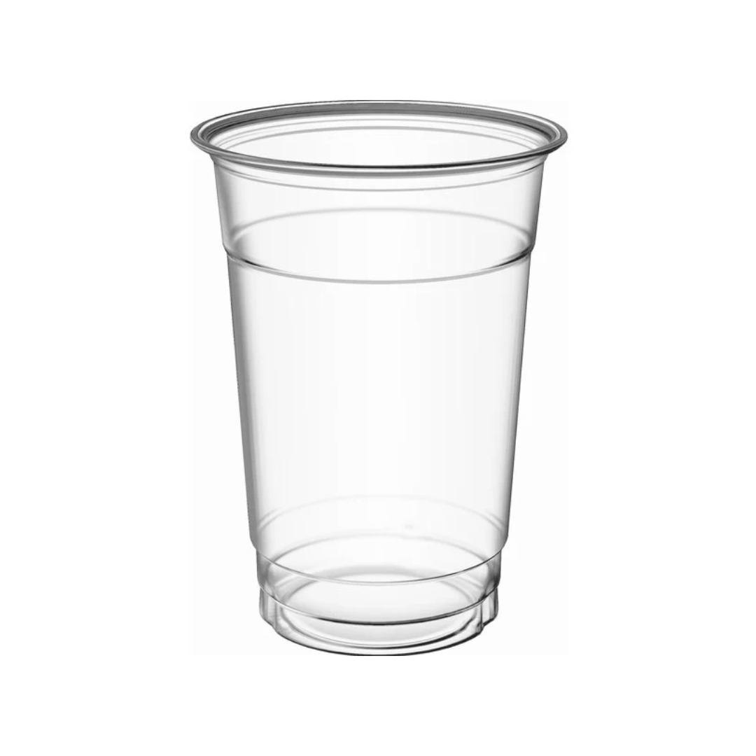 Choice 16 oz. Clear Customizable PET Plastic Cold Cup - 50/Pack